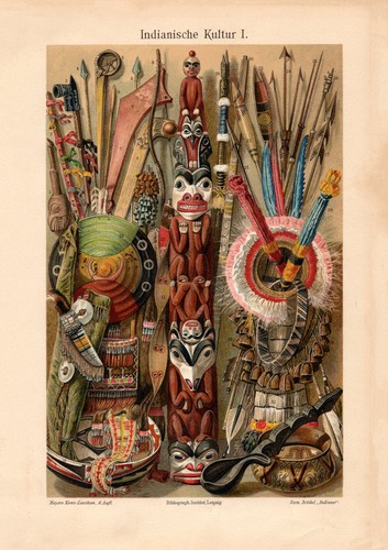 Indianische kultur - kultur, i