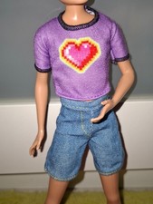 ?SKIPPER barbie mattel u.a. puppen kleidung jeans shirt aus sammlung?