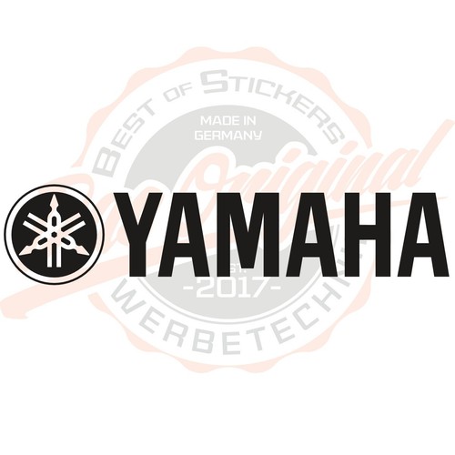Yamaha aufkleber 12 x 2 - 2,