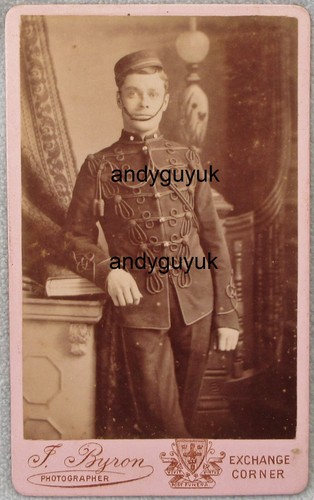 Cdv militär husar - husar, byron