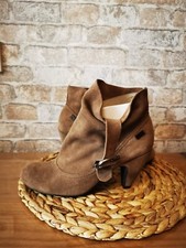 Stiefeletten, Veloursleder