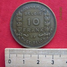 Belgien - Belgium 10 Francs - Franken - Probe KM# Pn314