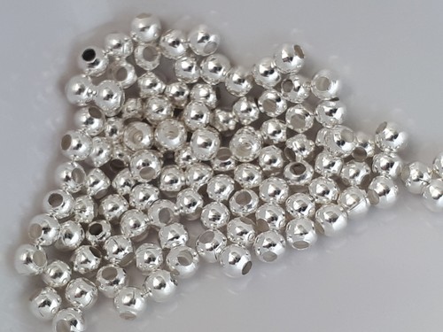 100 perlen metall metallperlen - 100,