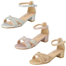 Mädchen Spot On Sandalen mit