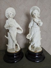 2 wunderschöne Porzellanfiguren im italienischen Stil von Guiseppe Armani