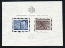 Lettland Block 1Z mit seltenem