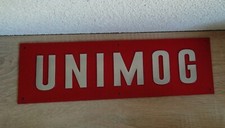Schild Alu Unimog massiv