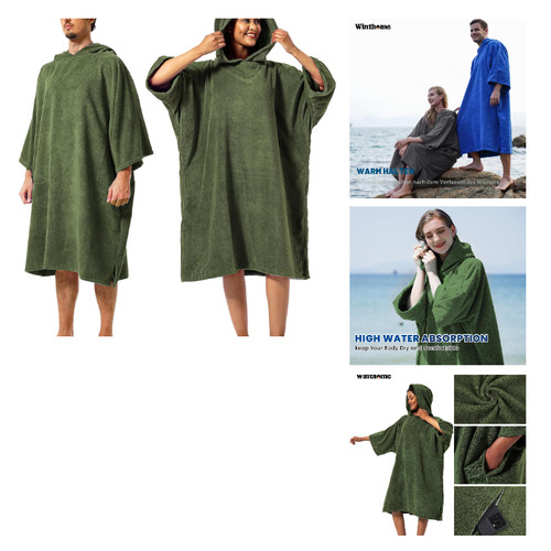 Winthome handtuch poncho surf - handtuch,