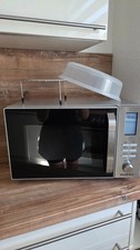 Mikrowelle Silvercrest SMW 800 E2, silber, mit Grilleinsatz und Haube