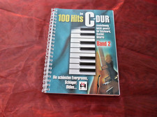 100 HITS IN C-DUR Band 2 Noten f. Klavier Keyboard Gitarre Titel in Beschreibung