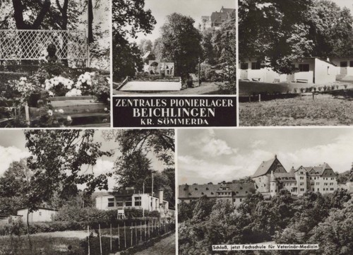 Ddr ansichtskarte beichlingen - ansichtskarte,