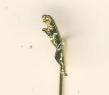 Anstecknadel / Pin - Jaguar - Logo - Messing - Breite 16 mm