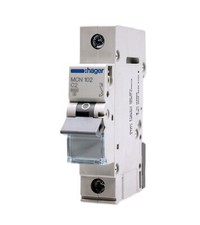 Hager MCN 102 LS Schalter C2   6kA Sicherung Automat Leitungsschutzschalter 2A