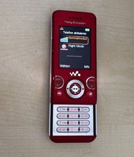 Sony Ericsson W580i Rot Geprüft, Händler, Volle Funktion, Garantie, Zustand Top