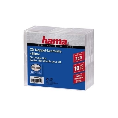 Hama 00051274 leerhülle - 00051274, cd-leerhülle