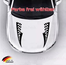 Motorhaube Auto Aufkleber Seiten Racing Sticker Tuning Viperstreifen #23