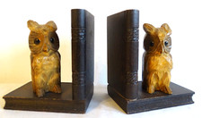 BUCHSTÜTZEN EULE UHU Buche