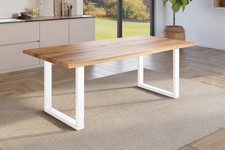 Esstisch Baumkante Holz-Optik