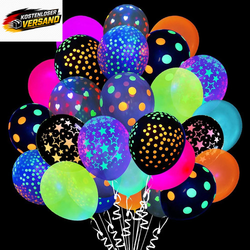 Stück neon luftballons - stück,