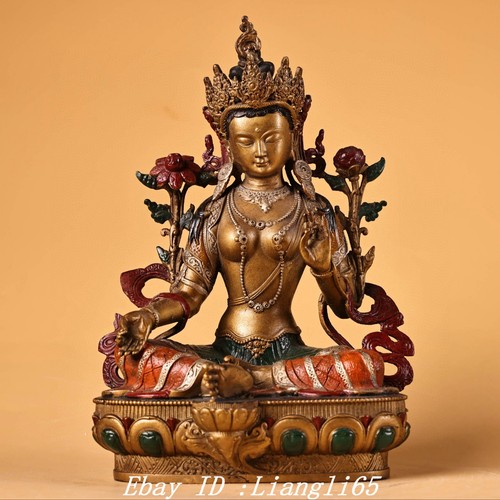 Tibetan bronze gilt - bronze,