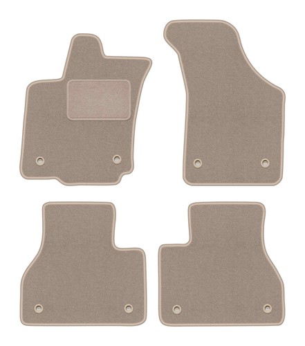 Auto fußmatten velours beige - auto-fußmatten,