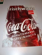 Original Coca-Cola Plakat 1970er Jahre Poster FRISCHWÄRTS Aktion