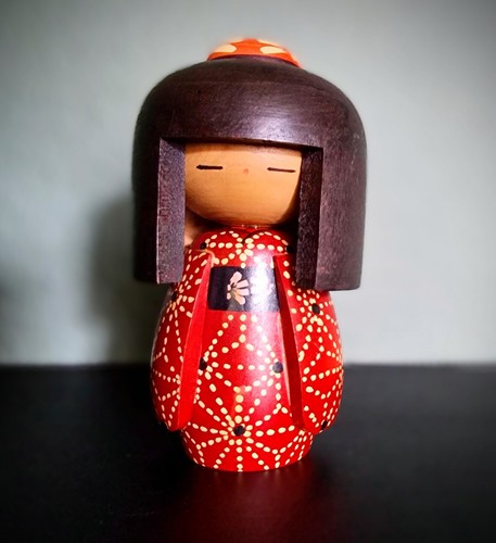 Kokeshi japanische puppe - japanische, aus