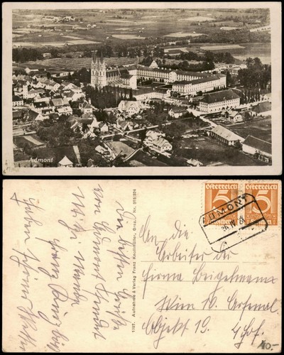 Ansichtskarte admont - ansichtskarte,