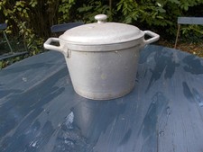 Alter Aluminium Kochtopf - Alu Topf - "N" - Konisch - 6 Kilogramm -