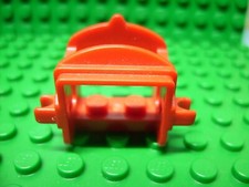 Lego  Sattel 2 Clips,rot  #S4