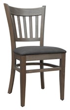 Set 2 Stühle Stuhl Esszimmerstuhl Holz Buche massiv Polster Kunstleder *2. Wahl