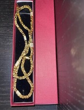 Königskette Ice Out Vergoldet