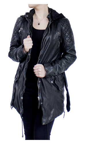 Damen ledermantel sheena - ledermantel, "sheena"