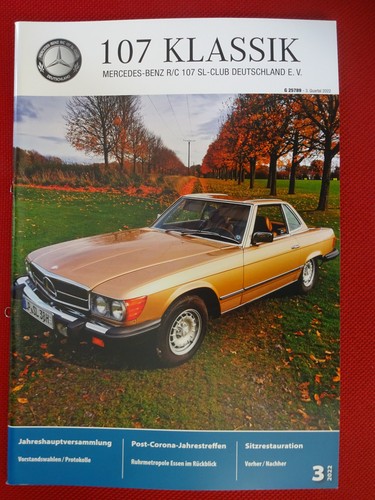 Mercedes 107 club zeitung - mercedes 107,