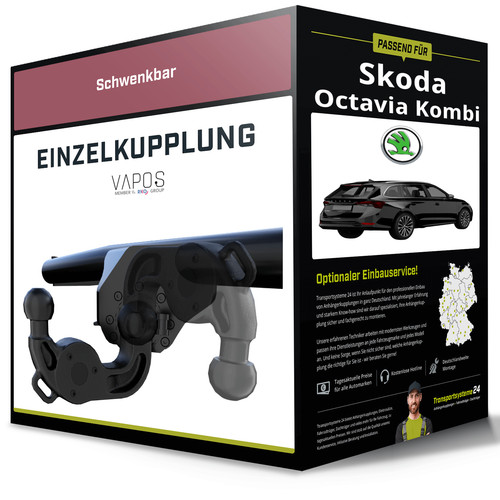 Schwenkbare anhängerkupplung - schwenkbare,
