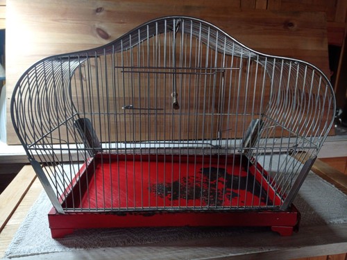 Alter vogelkäfig metall ohne - alter,