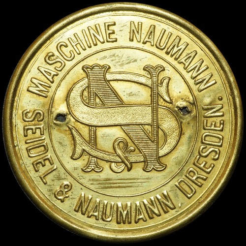 Typenschild messing plakette - typenschild:, messing-plakette