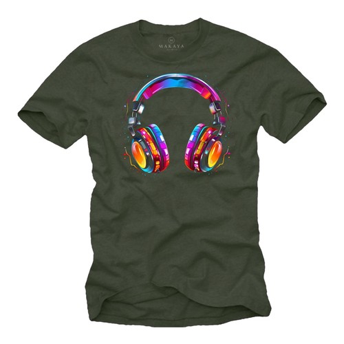 Shirt mit kopfhörer - mit,