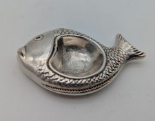 Gallia Silver Fish Salt Cellar