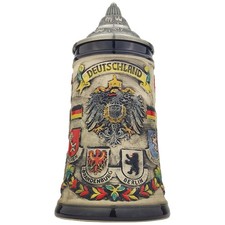 Bierkrug mit Deckel 0,7L -