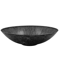 Boho Deko Schale Grau Tisch Deko Dekoschale Anthrazit Flur Deko Obstschale