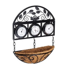 Wetterstation mit Blumenschale 57311 Ausstellungsstück