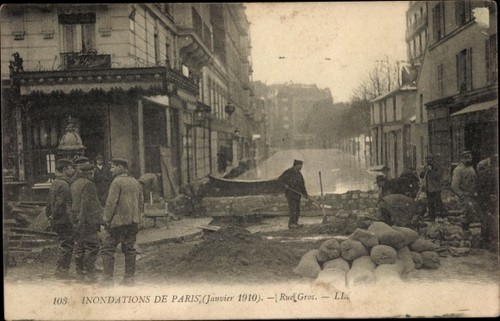 Postkarte paris xvi passy rue - postkarte,