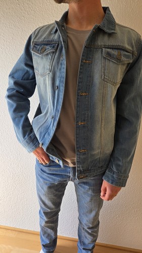 Vintage jeansjacke l retro - gr.,