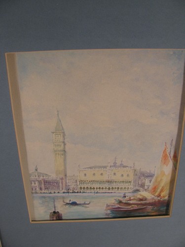 Prof roca aquarell - aquarell, venedig