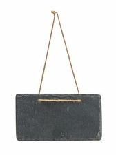 Schiefertafel 17x9cm Kreidetafel Schieferplatte Tafel Memotafel Türschild Schild