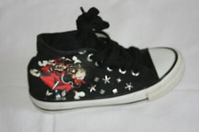 Coole Knöchelschuhe - Chucks - mit Schmucknieten Gr: 