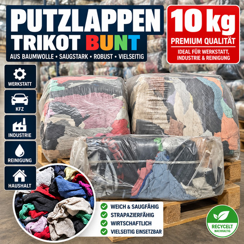 Reinigungslappen bunt - 10,