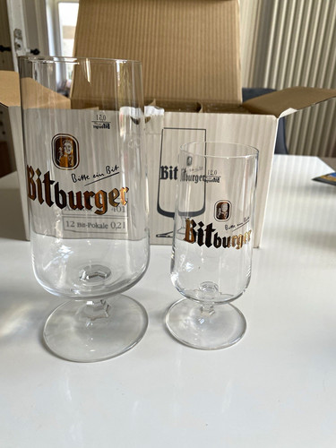 Bitburger biergläser set mit - bitburger,