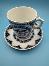 Blue & White Vintage Cup And
